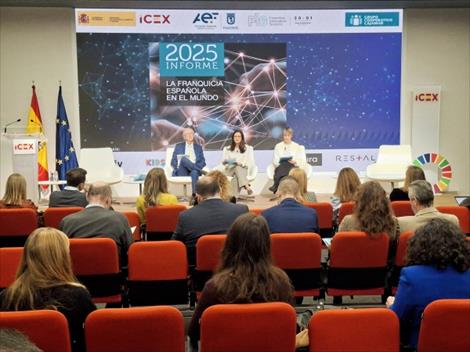 Informe “La Franquicia Española en el Mundo 2025”, elaborado por la Asociación Española de la Franquicia (AEF),  con la colaboración de ICEX y de Grupo Cooperativo Cajamar